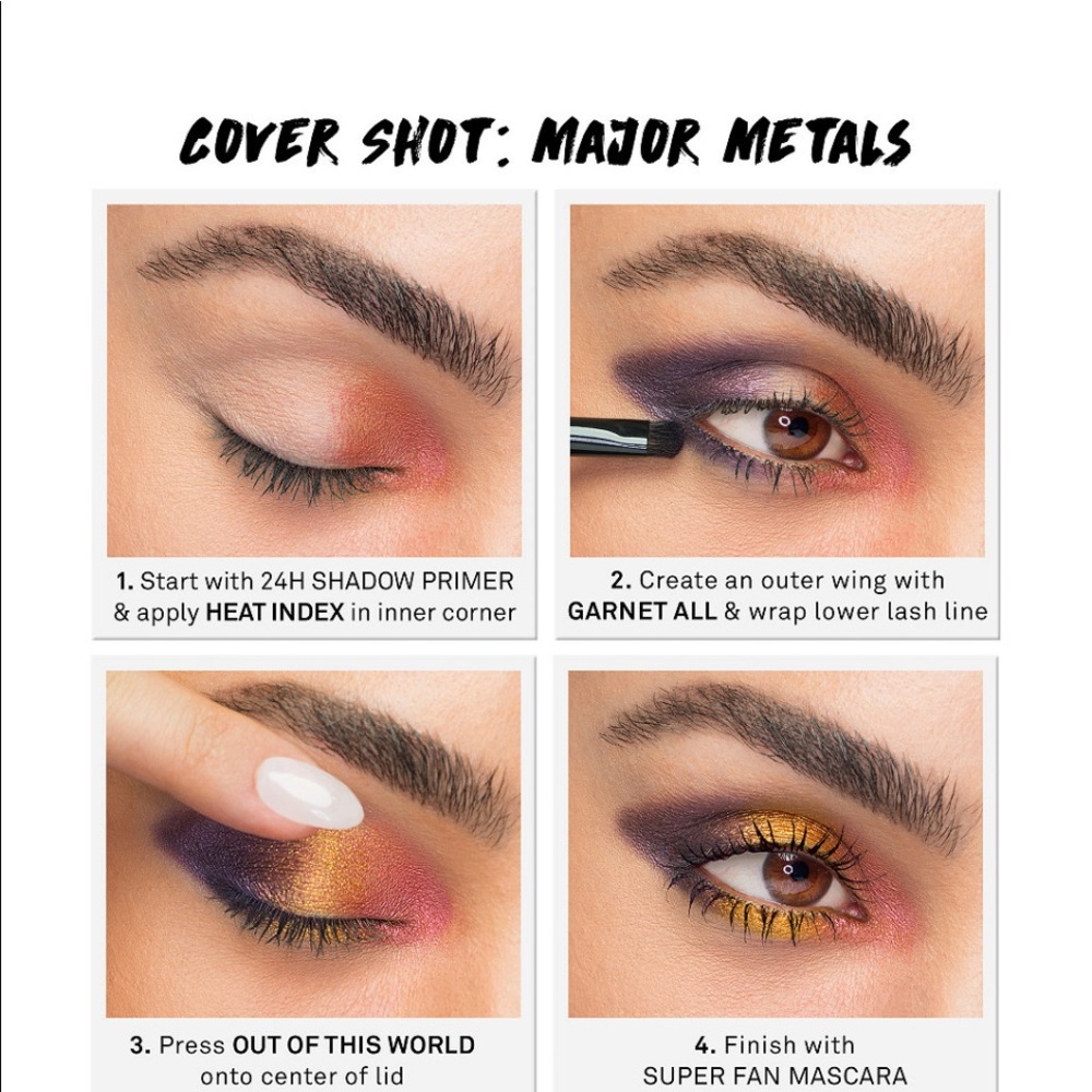 FINAL PRICE! Smashbox Major Metals Pallette - Picture 6 of 7